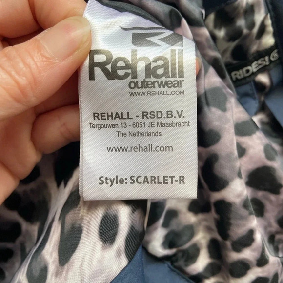 Rehall Scarlet winter snowboard  hooded jacket Sz XS - Picture 8 of 12